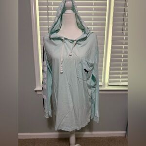 PINK Victoria's Secret Mint Green Hoodie